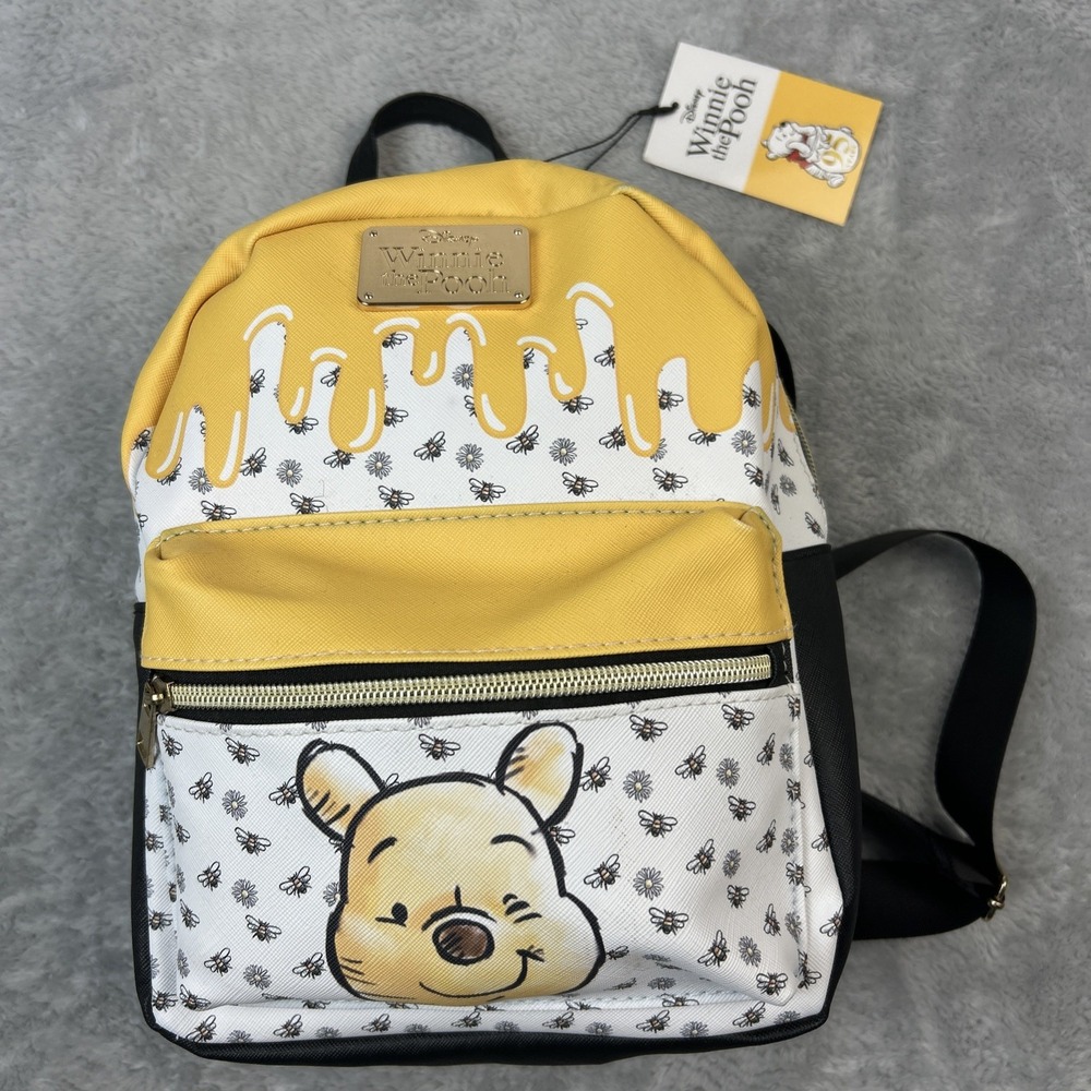 Disney Winnie The Pooh Honey Bee Pooh Bear Mini Small Backpack NEW